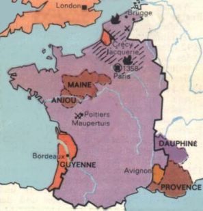  [Karte Frankreichs] 