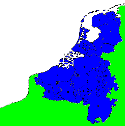 [map of the Netherlands] 